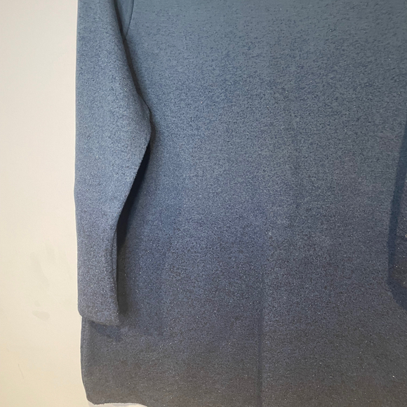 Simply Vera VeraWang Womens Blue Ombré Pullover Sweater Size Large - Picture 3 of 8